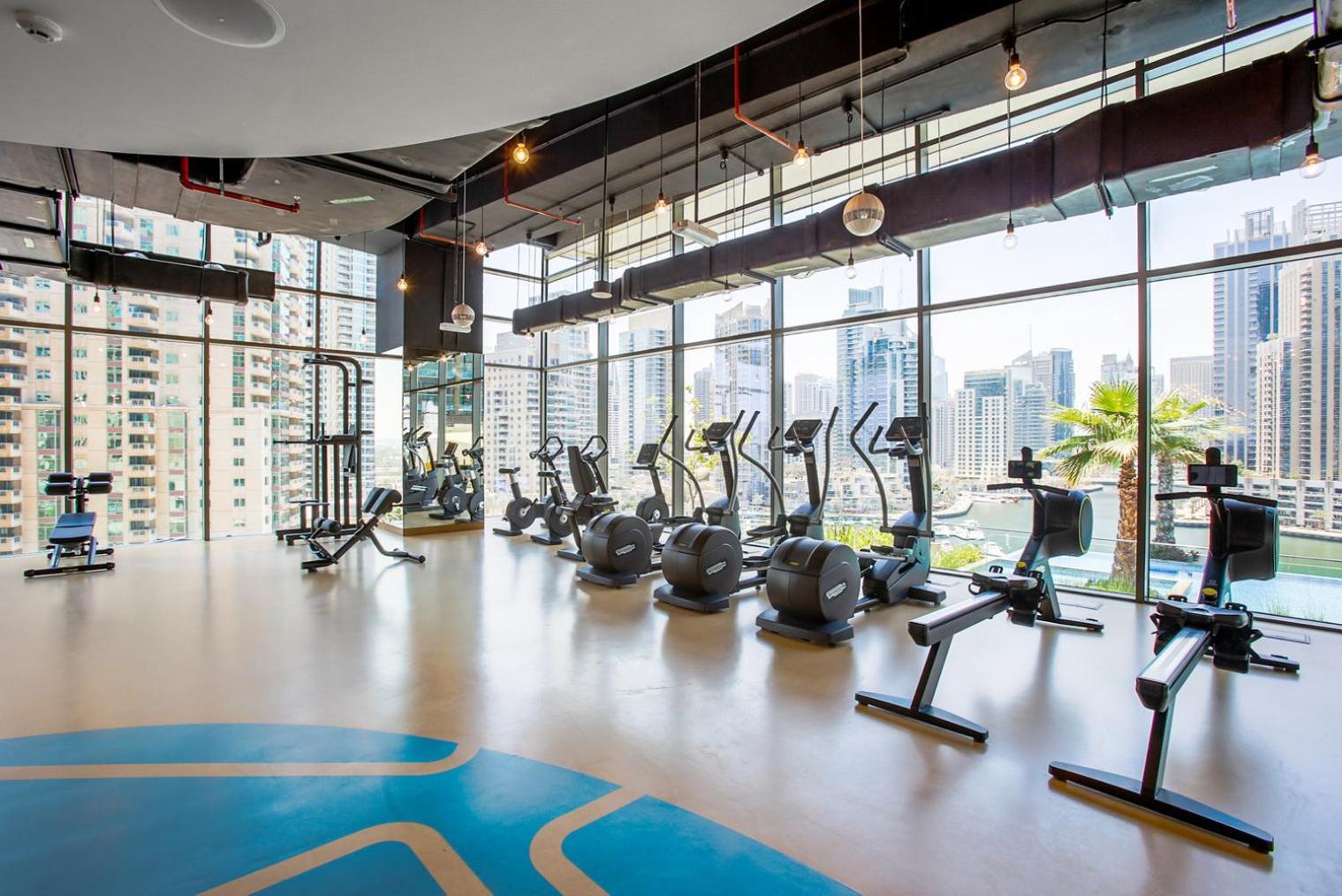 Blueground Marina Gate City View Sauna Gym Dxb-1338 *